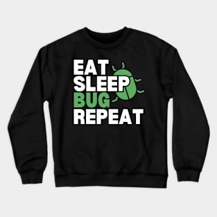 Eat Sleep Code Repeat Funny Developer Crewneck Sweatshirt